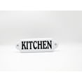 thumbnail image 1 of White Kitchen Metal Sign, 1 of 1