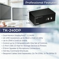 thumbnail image 3 of TRENDnet TK-240DP 2-Port Dual Monitor Display Port KVM Switch, 3 of 10