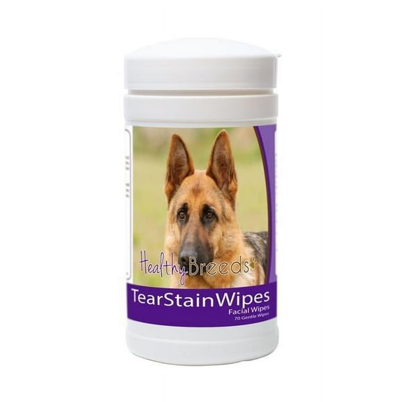 Healthy Breeds 840235152590 German Shepherd Tear Stain Wipes
