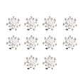 thumbnail image 2 of Sonducket 10 Uds. De joyas de aleación de Metal con flores, conectores colgantes de 17mm, accesorios DIY, accesorios de moda para mujer Accesorios de disfraces Sonducket AP016606-00, 2 of 5