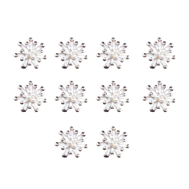 Guardurnaity 10 Uds. De joyas de aleación de Metal con flores, conectores colgantes de 17mm, accesorios DIY, accesorios de moda para mujer Accesorios de disfraces Guardurnaity AP016606-00
