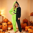 thumbnail image 2 of RFQWOVSR Adult Hooded Onesie Pajama with Print for Family Matching, 2 of 5