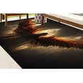 thumbnail image 2 of Area Rugs, Black Rugs, Entry Rugs, Angel Rugs, Lucifer Rugs, Bathroom Rug, Lucifer With Glowing Fire Wings Rugs, Non-Slip Carpet Rug, 5.9'x9.2' - 180x280 cm, 2 of 8