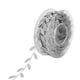 thumbnail image 2 of Cinta de satén de 16 yardas con hojas para manualidades, coronas, accesorios y regalos. Plata, 2 of 7