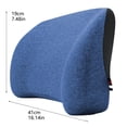 thumbnail image 2 of KER 41x19x9cm Memory Foam Lumbar Support Long Sitting Lumbar Support Pillow Portable Travel Lumbar Cushion Airplane And High Speed Rail Lumbar Cushion, 2 of 5