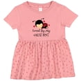 thumbnail image 3 of Inktastic Loved by My Great Aunt Girls Baby Dress, 3 of 5