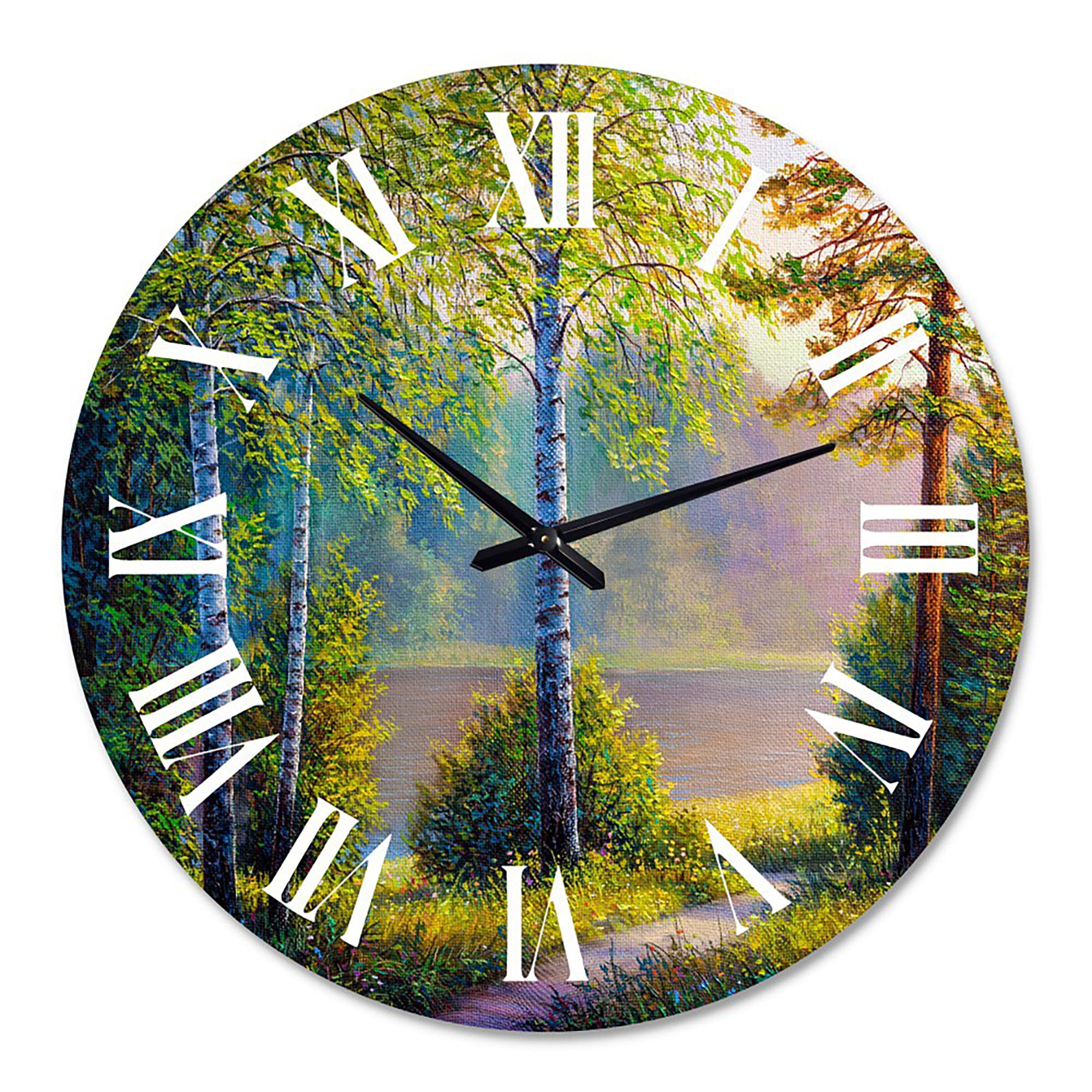 Designart 1 in Quartz Traditional Wall Clock