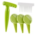 thumbnail image 4 of DOLITY Garden Planting Tools Gardening Tools Seeder Handheld Garden Supplies Hole Punch Digger 3 Seeder, 4 of 9
