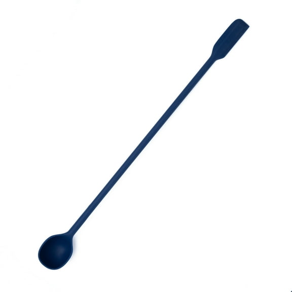 Fox Run Silicone Jar Scraper, Dual Sided With Tiny Spatula and Spoon, 11"