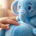 thumbnail image 6 of Stuffed Elephant Plush, Elephant Stuffed Animal, 8 In, Soft Stuffed Animal, Blue Stuffed Animal, Student Elephant Toy, Floppy Stuffed Animal, Animal Ears, Elephant Ears, Light, 6 of 7