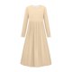 thumbnail image 4 of Cowsor Girls Maxi Dress Long Sleeve Casual Holiday Dress with Pockets, 4 of 6