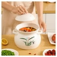 thumbnail image 6 of Chinese Ceramic Cooking Pot, Casserole Dishes Stew, Heat-Resistant Glazed Stoneware Cooking Pot with Lid, Multifunctional Slow Stew for Kitchen Cookware, 6 of 6