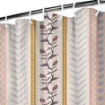 thumbnail image 3 of Pink Striped Floral Boho Pattern Shower Curtain 36"x72" ,Bathroom Decorative Shower Curtains Set with 12 Hooks,Modern Waterproof Washable Shower Curtain, 3 of 6