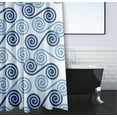 thumbnail image 3 of Simply Daisy 71" x 74" Rip Curl Geometric Print Shower Curtain, 3 of 3