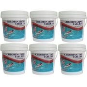 Alicacho Cleaning Chlorine Tablets 30 lbs 3 inch for Swmming Pools, Spa, Hot Tub Slow Dissoving