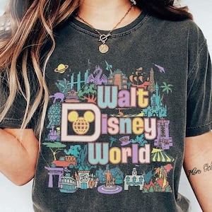 Retro Walt Disney World Shirt, Disneyworld Shirt, Disney Trip 2025 Shirt, Disney Group Shirt, Disney 2025 Shirt, Disneyworld Family Shirts