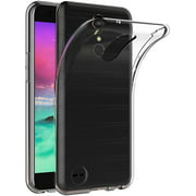 Case for LG K10 2017 (5.3 inch) MaiJin Soft TPU Rubber Gel Bumper Transparent Back Cover