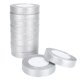 thumbnail image 3 of Cinta De Satén Con Purpurina, Accesorios Plateados Para Bricolaje, Rollo De Cinta De Satén, 10 Rollos Para Ingeniería De Flores Para Diseño De Embalaje ANGGREK Gift Wrapping Ribbon, 3 of 8