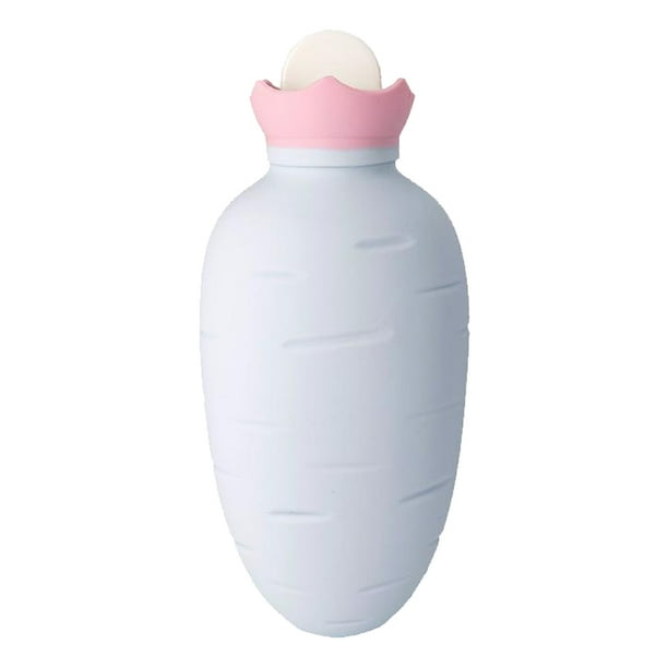 Toystoory Botella de agua caliente Zanahoria Calentador de manos Bolsa Anti-escaldado Relleno de agua A prueba de explosiones Bolsa caliente Oficina en el Suministros térmicos Gris claro Toystoory HA071107-03