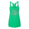 thumbnail image 2 of Wild Bobby, Stay Beautiful Positivity Quote Saying Pop Culture Tri-Blend Racerback Tank Top, Envy, Medium, 2 of 3