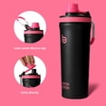 thumbnail image 2 of Botella Shaker BOTTLE BOTTLE 770 ml Aislada de Metal Negra, 2 of 6