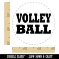thumbnail image 2 of Volleyball Fun Text Self-Inking Rubber Stamp Ink Stamper - Purple Ink - Small 3/4 Inch, 2 of 7