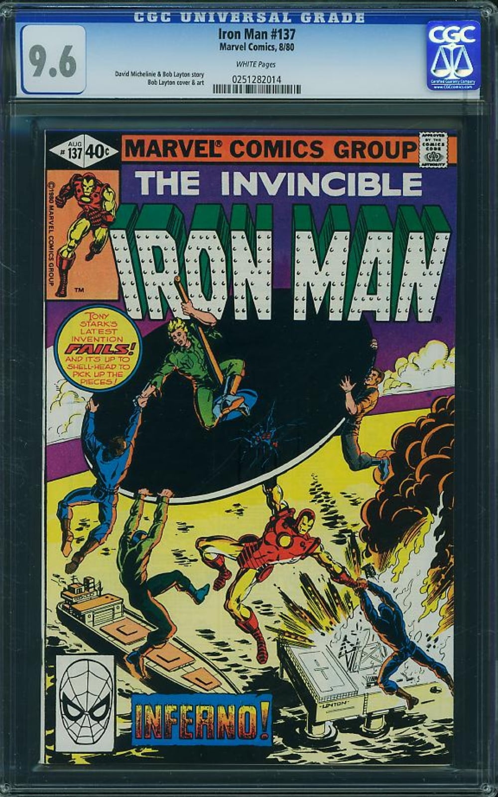 Iron Man #137 - CGC 9.6 Comic Book