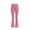 Pink, variant on Tiijoy Big Girls High Rise Workout Yoga Leggings Athletic Stretch Flared Pants Trousers