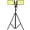Black + Metal+3, variant on LANKANG Portable LED Work Light with Tripod Stand 11200 Lumen Dual Head Design Remote Controlled Waterproof Light for Construction Backyard