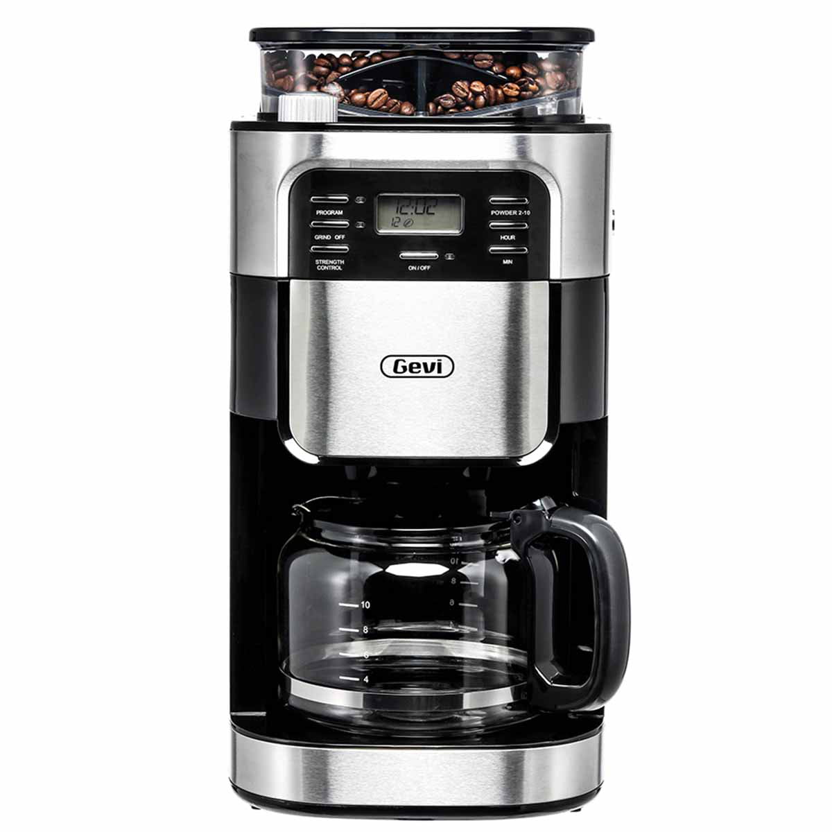 Grind and Brew Coffee Maker 10 Cups Drip Coffee Machine