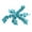 Light Blue, variant on Articulated Dragon 3D Printed Rockyhydra Model Multi Jointed Flexible Mythical Creature Figure for Desktop Decoration and Sensory Display Red