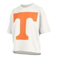thumbnail image 2 of Women's Pressbox  White Tennessee Volunteers Big Canvas Puff Castillo Motley Slub T-Shirt, 2 of 3
