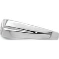 thumbnail image 4 of Sterling Silver Rhodium Plated Diam. Men's Ring (Size 11) Made In India qr5112-11, 4 of 5