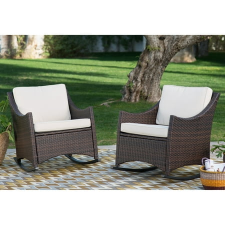 Country Style Rocker - Coral Coast Harrison Club Style Rocking Chairs - Set of 2