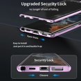 thumbnail image 5 of Funda de vidrio de doble cara de Metal con cierre a presión, protección completa 360 para Samsung Galaxy S24, S23, S22 Ultra, S23FE 23 +, cubierta de protección de lente, 5 of 5