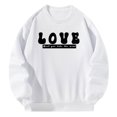thumbnail image 2 of Sudadera de mujer de manga larga, jersey de cuello redondo, sudadera, ropa deportiva de otoño, ropa de otoño para viajes deportivos , S S, 2 of 10
