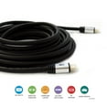 thumbnail image 2 of QualGear® 100 Feet High-Speed Long HDMI 2.0 Cable with 24K Gold Plated Contacts and RedMere Active, Supports 4K Ultra HD, 3D, 18 Gbps, Audio Return Channel,CL3 Rated for In-Wall Use, 2 of 8