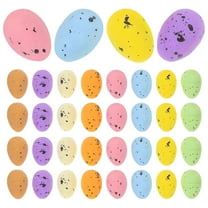 unbranded 100pcs Colorful Easter Eggs Bulk Decorative Foam Easter Eggs Stuffer Party Supplies 3cm