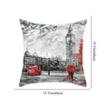 thumbnail image 3 of Fundas de almohada decorativas | Fundas de cojín navideñas para sofá y silla | Fundas de cojín de poliéster suave para sala de estar y dormitorio | Juego de 1, 3 of 6
