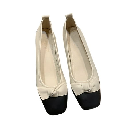 

Ymiytan Women Anti-Slip Office Shoe Work Slip On Pump Formal Comfort Pumps Black 5.5