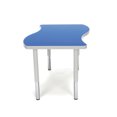 thumbnail image 5 of OFM Adapt Series Small Wave Student Table - 18-26? Height Adjustable Desk , Blue (WAVE-S-SL), 5 of 5