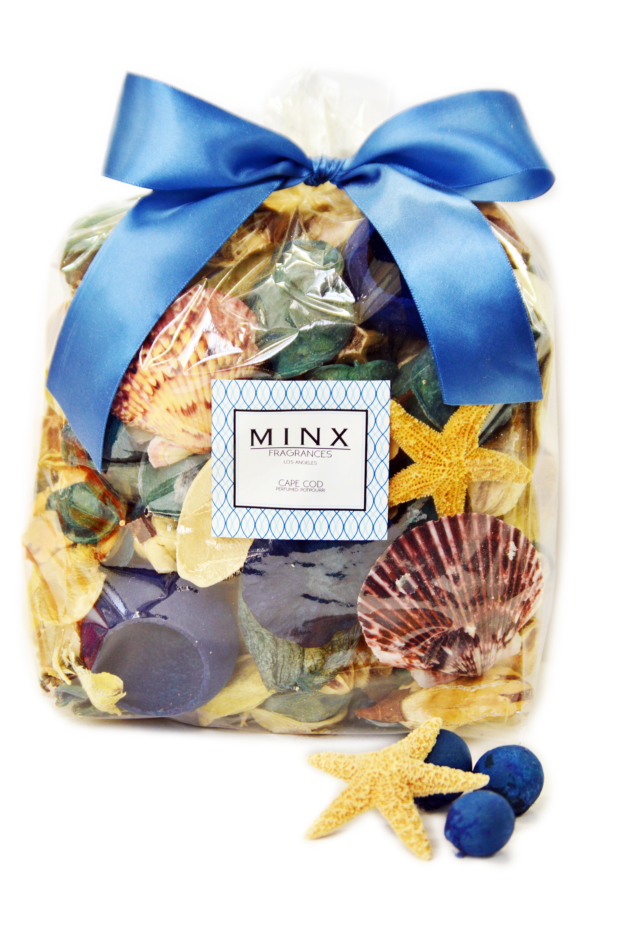 MINX Fragrances Cape Cod Ocean Scented Potpourri Starfish & Seashells