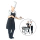 thumbnail image 4 of Figuras de muñecas en miniatura Zulema Cocinero Chef negro 1:64, 4 of 8