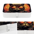 thumbnail image 4 of Cat Elegant PU Leather Jewelry Box Organizer with Removable Compartment, Portable Jewelry Display & Bracelet Holder, 4 of 6