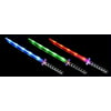 Ninja Sword Toy Light-Up (LED) Multi Color 3 PACK! Deluxe with Motion Activated Clanging Sounds: Blue, Red & Green Swords