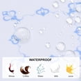 thumbnail image 3 of Blue White Plaid Tablecloth 60×84 inch Spring Summer, Waterproof Rectangular Table Cloth Washable, Stain Resistant Cloth Table Cover for Party Picnic Dinner Decor (Blue Plaid), 3 of 6