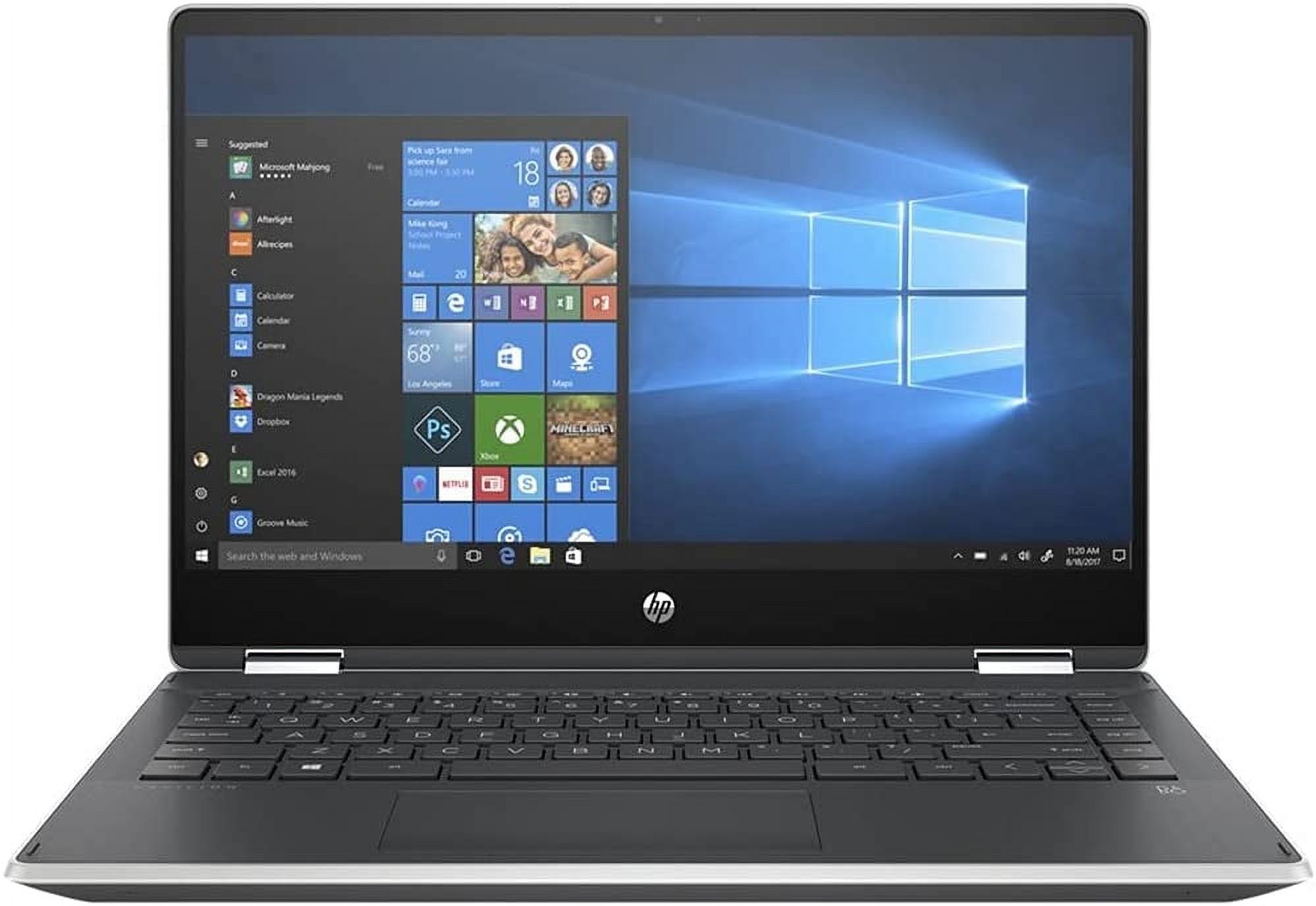 HP 14-inch 2-in-1 X360 HD Touchscreen Laptop PC, Intel Core i5-1035G1 Processor, 12GB DDR4, 256GB SSD, Backlit Keyboard, Bluetooth, Type-C, B&O Audio, Webcam, Windows 10 Home w/Mazepoly Accessories - image 4 of 4