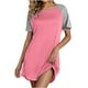 thumbnail image 2 of Camisón de manga corta para mujer, camisón suave, pijama, 2 of 7