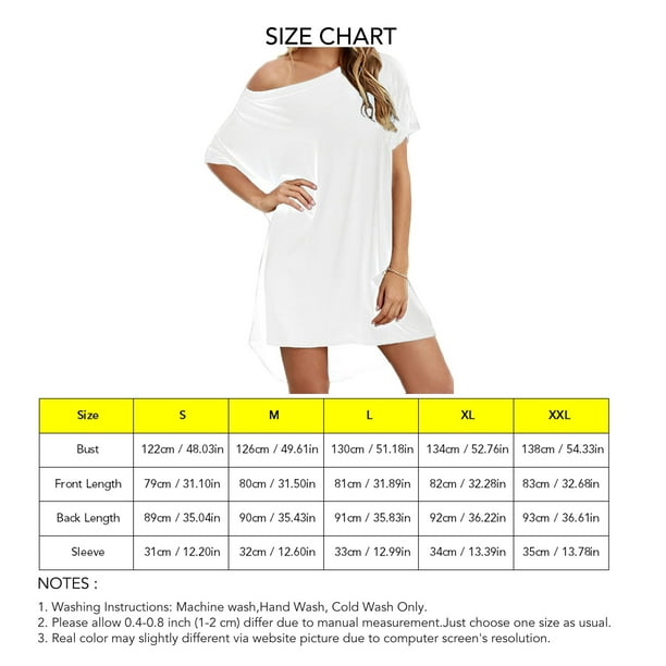 Women's Plus Size T-shirt Dress 