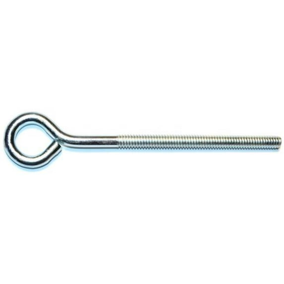 Midwest Fastener 52308 0.25-20 x 5 Eye Bolts with Zinc Nut - 20 Piece